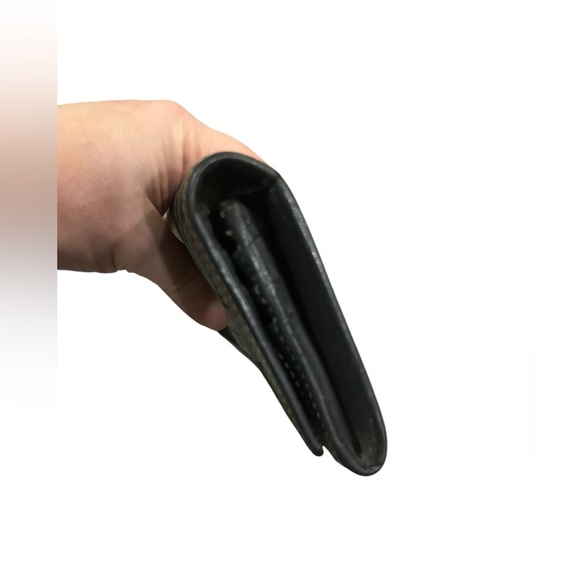 Coach Vintage Y2K black jacquard signature print black wallet - Picture 9 of 13